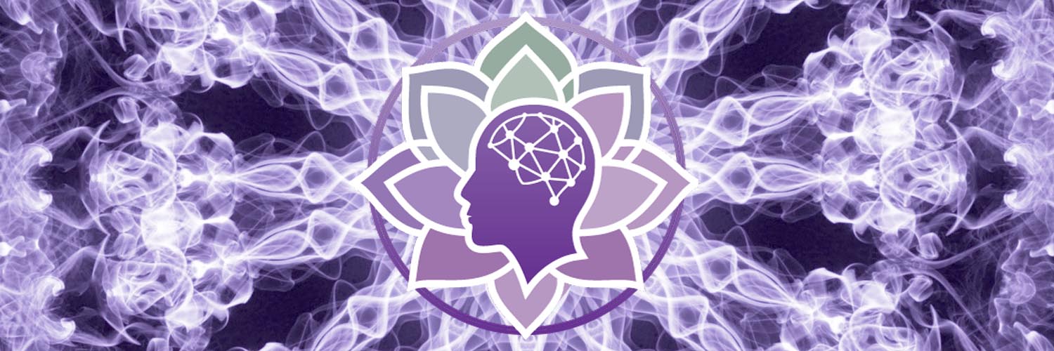 Main Page Header of Logo in front of a fractal background.
